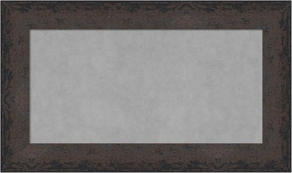 Amanti Art Black Framed Magnetic Board 17x29 Small Vision Board for use with Magnets, 100% Metal Sheet to Display Items as Office Decor or for Home Organization in mudroom, Kitchen or Kids Room