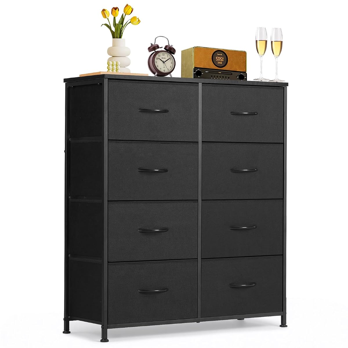 8-Drawer Dresser for Bedroom, Anti-Tip Tall Storage Organizer