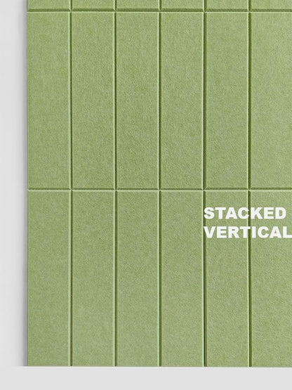 DECORITA Felt Bulletin Board Tiles | Modern Cork Board Alternative | Large Cork Boards for Walls | Aesthetic Felt Wall Panels for Office & Home Decor | Pinboard & Photo Board (12-Pack) | Spring Green