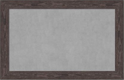 Amanti Art Black Framed Magnetic Board 30x46 Large Vision Board for use with Magnets, 100% Metal Sheet to Display Items as Office Decor or for Home Organization in mudroom, Kitchen or Kids Room