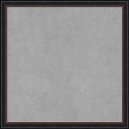 Amanti Art Black Framed Magnetic Board 22x22 Medium Vision Board for use with Magnets, 100% Metal Sheet to Display Items as Office Decor or for Home Organization in mudroom, Kitchen or Kids Room