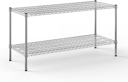 Regal Altair 21" Deep x 54" Wide x 27" Height Wire Shelving Kit | 2-Tier | NSF Commercial Storage Rack Unit