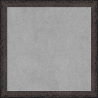 Amanti Art Black Framed Magnetic Board 23x23 Medium Vision Board for use with Magnets, 100% Metal Sheet to Display Items as Office Decor or for Home Organization in mudroom, Kitchen or Kids Room