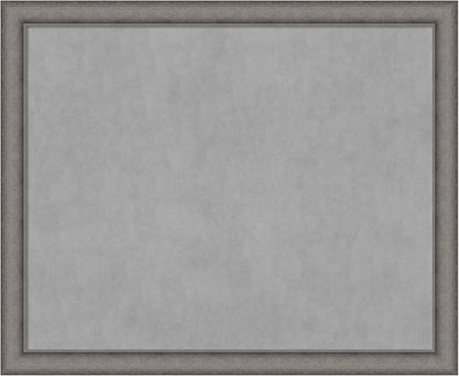 Amanti Art Grey Framed Magnetic Board 36x44 X-Large Vision Board for use with Magnets, 100% Metal Sheet to Display Items as Office Decor or for Home Organization in mudroom, Kitchen or Kids Room