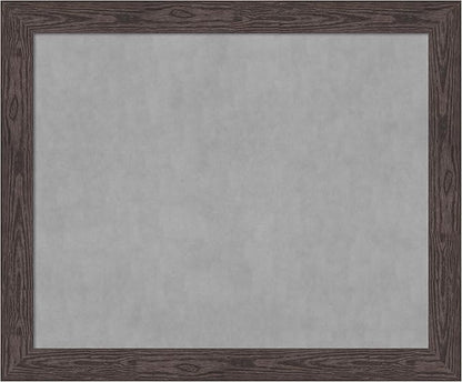 Amanti Art Black Framed Magnetic Board 38x46 X-Large Vision Board for use with Magnets, 100% Metal Sheet to Display Items as Office Decor or for Home Organization in mudroom, Kitchen or Kids Room