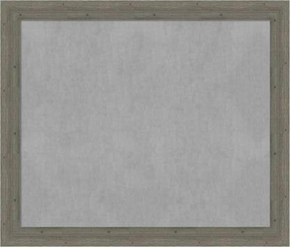 Amanti Art Grey Framed Magnetic Board 47x55 Oversize Vision Board for use with Magnets, 100% Metal Sheet to Display Items as Office Decor or for Home Organization in mudroom, Kitchen or Kids Room
