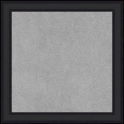 Amanti Art Black Framed Magnetic Board 19x19 Small Vision Board for use with Magnets, 100% Metal Sheet to Display Items as Office Decor or for Home Organization in mudroom, Kitchen or Kids Room
