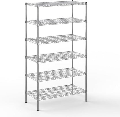 Regal Altair 21" Deep x 42" Wide x 74" Height Wire Shelving Kit | 6-Tier | NSF Commercial Storage Rack Unit