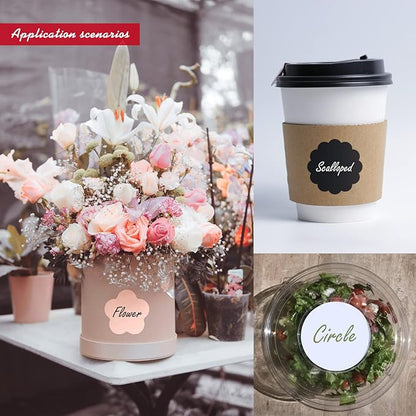 AHEADGOODS Custom Stickers - Personalized Labels, Customized Stickers with Any Design Image Logo Text, 100 Rectangle 5"x3" Labels