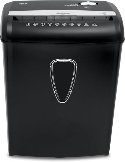 Aurora AU890XA 8-Sheet Crosscut Paper and Credit Card Shredder with Wastebasket