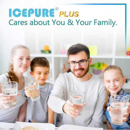 ICEPURE PLUS NSF/ANSI 53& NSF/ANSI 42 DA29-00003G Replacement for Samsung DA29-00003B DA29-00003A, Aqua-Pure Plus DA29-00003D DA29-00003F DA97-06317A, HAFCU1, WF289, WSS-1, Refrigerator Filter, 2PACK