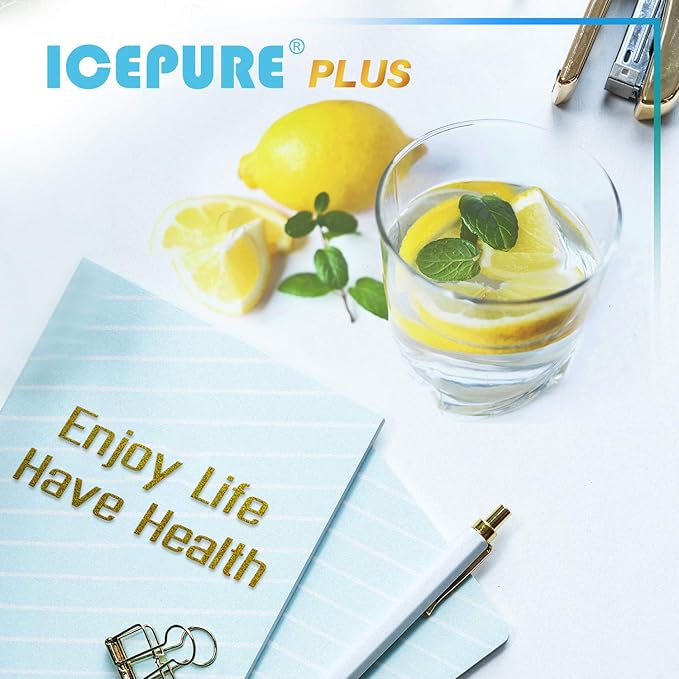 ICEPURE PLUS 46-9690 NSF/ANSI 53 Certified Replacement for LG LT700P ADQ36006101, Kenmore Elite 9690 ADQ36006102, LFX28979ST, RWF1200A, LFX25978ST, LFXS30766S Refrigerator Water Filter,2PACK