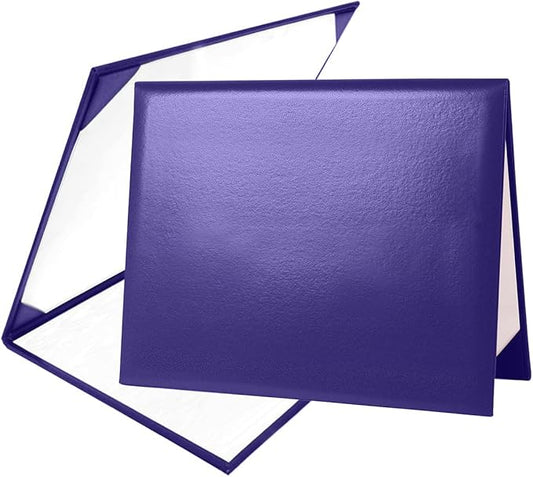 Diploma Cover 8.5” x11” Diploma Holder of Graduation Leatherette Padded Certificate（Tent Style),40-Pack