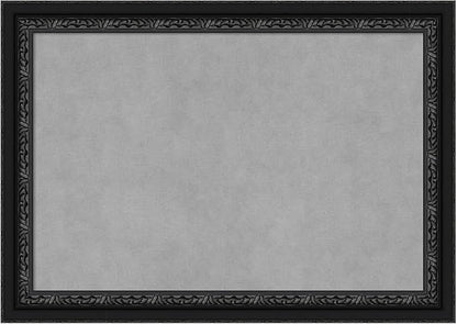 Amanti Art Black Framed Magnetic Board 20x28 Medium Vision Board for use with Magnets, 100% Metal Sheet to Display Items as Office Decor or for Home Organization in mudroom, Kitchen or Kids Room