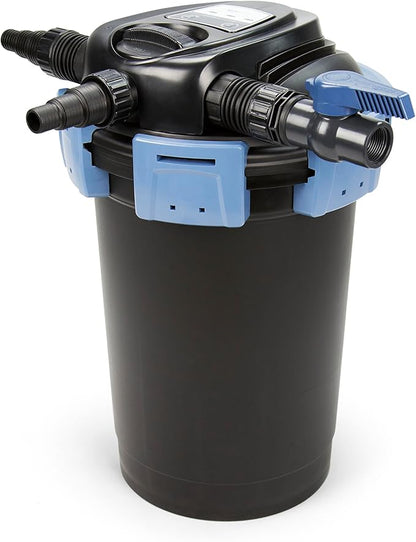 Aquascape 95054 UltraKlean 3500 Biological Pressure Filter with 28 Watt UV Clarifier Sterilizer, 5,200 GPH,Black