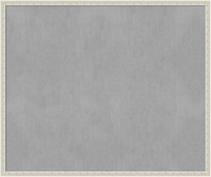 Amanti Art Silver Framed Magnetic Board 42x50 Oversize Vision Board for use with Magnets, 100% Metal Sheet to Display Items as Office Decor or for Home Organization in mudroom, Kitchen or Kids Room