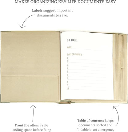 Savor | 2025 Edition in Case Go Missing™ Binder | Viral TikTok Folio for True-Crime Fans to Record Personal Info, Estate Planning & Emergency Preparation