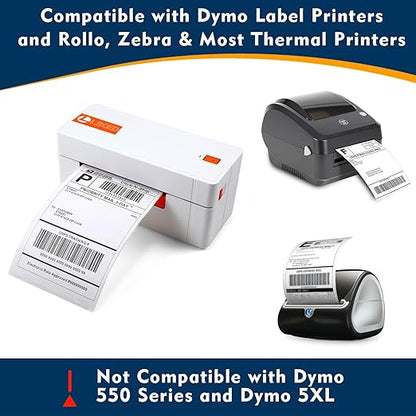 L LIKED 30 Rolls Compatible with Dymo 1744907 Internet Postage Labels 4" x 6" Shipping Labels Compatible with Rollo, DYMO 4XL & Zebra Desktop Printers (220 Labels Per Roll)