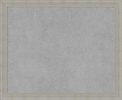 Amanti Art Grey Framed Magnetic Board 18x22 Small Vision Board for use with Magnets, 100% Metal Sheet to Display Items as Office Decor or for Home Organization in mudroom, Kitchen or Kids Room