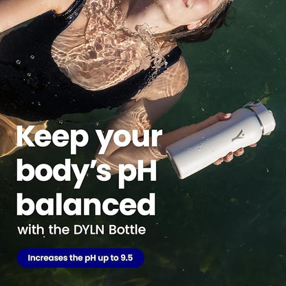 DYLN Hydrogen Water Bottle | Create Hydrating Alkaline Hydrogen-Rich Water Up to 9 pH | Vacuum Insulated Stainless Steel Water Bottle | Keeps Water Cold for 24 Hours