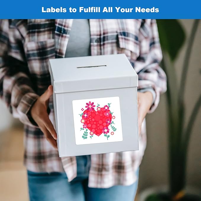 BESTEASY 3 1/3" x 4" Labels Shipping Labels for Laser Inkjet Printers, 6 Up Self Adhesive FBA Address Labels, White Matte Mailing Label Stickers (2000 Sheets, 12000 Labels)