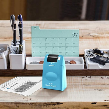 Guard Your ID Identity Protection Stamp Roller, Turquoise