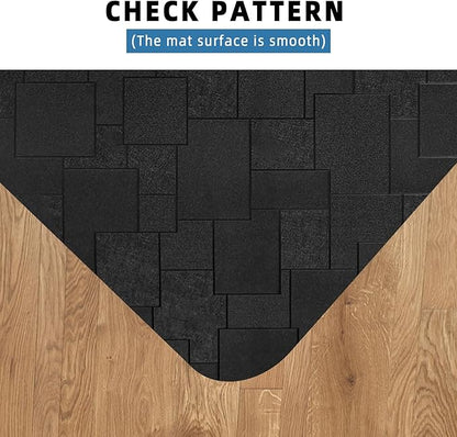 Office Chair Mat for Hard Floor, 63x51 inches Large Computer Chair Mat, Multi-Purpose Desk Floor Protector for Work, Home, Gaming