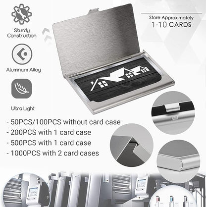 Custom Business Cards Double-Sided Realtor Business Cards Customize with Your Image Logo 3.5"x 2" 300GSM Matte Paper for Small Business