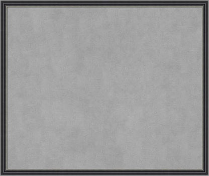 Amanti Art Black Framed Magnetic Board 21x25 Medium Vision Board for use with Magnets, 100% Metal Sheet to Display Items as Office Decor or for Home Organization in mudroom, Kitchen or Kids Room