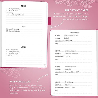 Legend Planner Address Book with Alphabetical Tabs — 645 Contacts