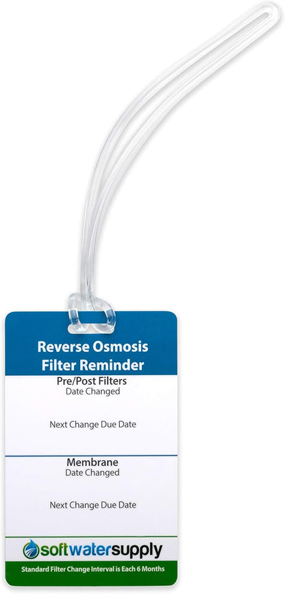 EcoPure Reverse Osmosis Filter Pair - Includes Pre/Post Filter Set (ECOROF) - Includes Service Reminder Tag - NSF Certified Authentic OEM Parts for ECOP30 RO Unit