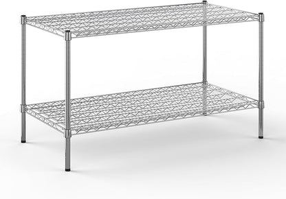 Regal Altair 24" Deep x 48" Wide x 27" Height Wire Shelving Kit | 2-Tier | NSF Commercial Storage Rack Unit