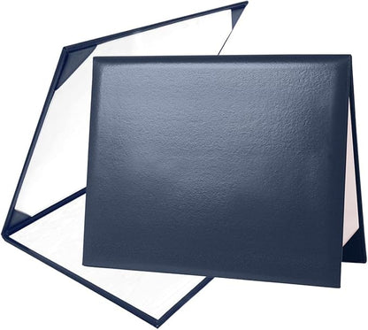 Diploma Cover 8.5” x11” Diploma Holder of Graduation Leatherette Padded Certificate（Tent Style),20-Pack
