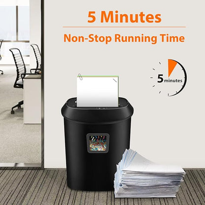 VidaTeco Paper Shredder 14-Sheet Cross-Cut Shredder with US Patented Cutter,Also Shreds Card/CD,Heavy Duty Paper Shredding Machine for Home Office,Fast with Jam Proof System,6.6-Gallon Basket (ETL)