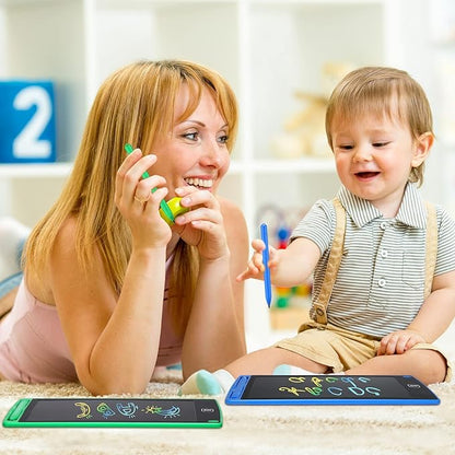 Zhehao 20 Pack LCD Writing Tablet for Kids: 8.5 Inch Colorful Drawing Doodle Boards - Reusable Erasable Doodle Board Educational Learning Toys Gifts for Toddlers Ages 3-8 Party Favors(Vibrant,Classic)