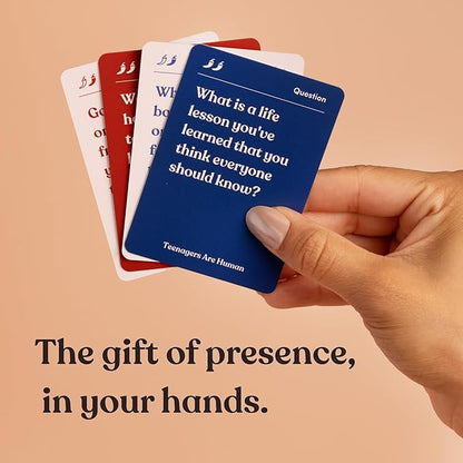 Teenagers are Human 140 Conversation Cards to Help You Get to Know Teenagers, Card Game for High Schoolers, Designed by Experts for Grades 9 to 12, Ages 14 to 17+