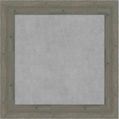 Amanti Art Grey Framed Magnetic Board 31x31 Medium Vision Board for use with Magnets, 100% Metal Sheet to Display Items as Office Decor or for Home Organization in mudroom, Kitchen or Kids Room