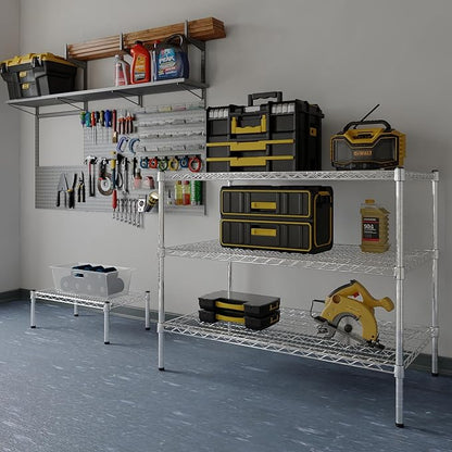 Regal Altair 24" Deep x 42" Wide x 34" Height Wire Shelving Kit | 3-Tier | NSF Commercial Storage Rack Unit