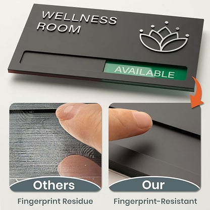 Mother's Room Sign - Nursing Room Sign, Do Not Disturb, In Use/Available Slider Indicator for Office Business, Breastfeeding Door Signs Protect Mothers' Privacy