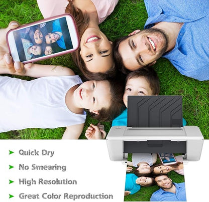 Koala Ultra Premium Photo Paper 8.5 x 11 In Satin Photo Printer Paper for Inkjet Printer Water-Resistant Semi Gloss 50 Sheets 72lb