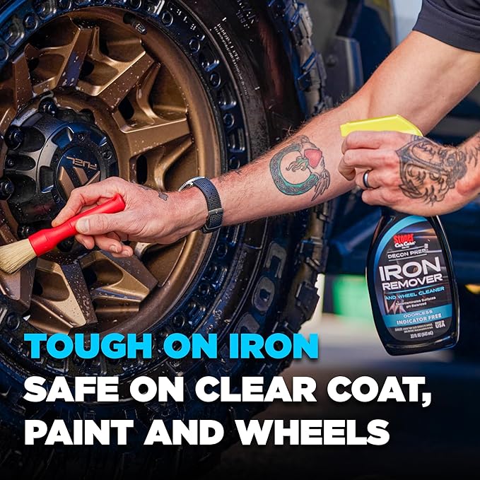 Stoner Car Care 92100-3PK Iron Remover & Wheel Cleaner – Odorless Iron Fallout & Brake Dust Remover for Paint, Wheels & Glass – pH Balanced Rust Decontaminant – 22 fl oz (Pack of 3)