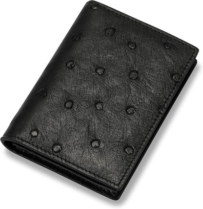 Leather Business Card Case Holder for Men & Women, Italian Calfskin