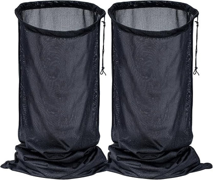 SEASLIMIT Wood Chipper Bag Collection for Craftsman Electric Shredder Mulcher, 2-PackUniversal 24x48 Leaf Mulcher Collection Bag Fits Most Brand