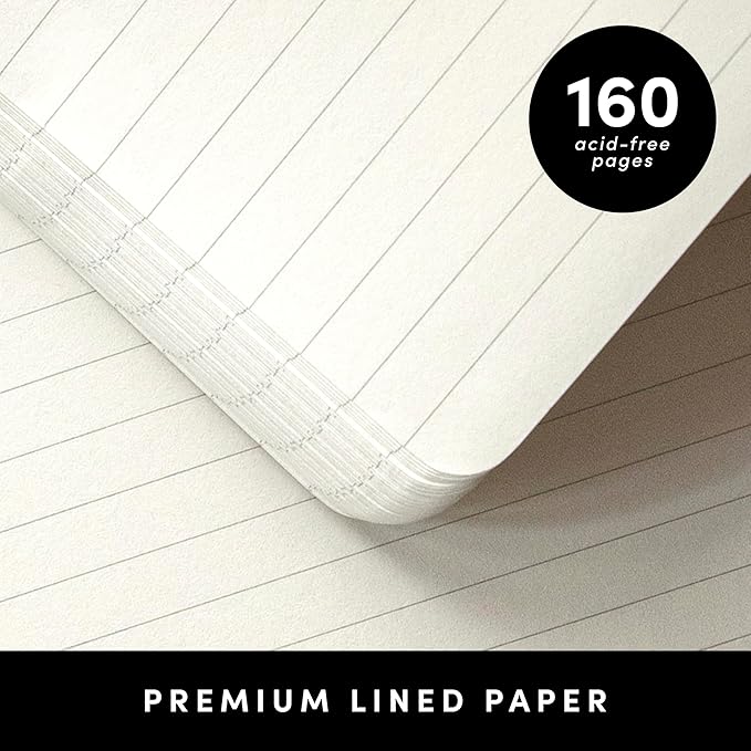 PAPERAGE Lined Spiral Journal Notebook, (Raspberry), 160 Pages, Hardcover Journal for Women & Men, Medium 5.5 in x 8 in - 100 GSM, Thick Paper, Spiral Notebook for Work, School & Journaling