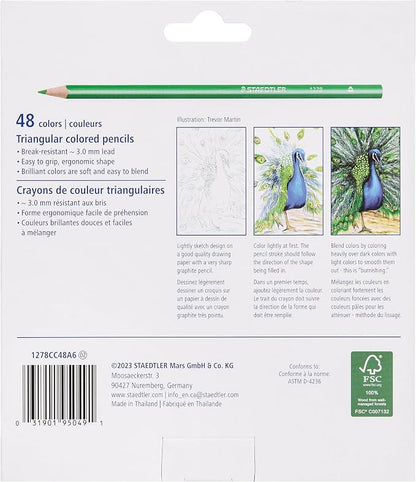 STAEDTLER Triangular Color Pencil, 12pcs