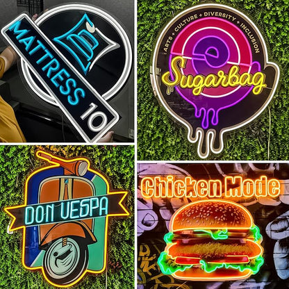 CIONAOR Custom Neon Sign, Custom LED Neon Sign Customizable for Business Salon Beauty Nail Studios Light Up Name Sign, Personalized Neon Light Suitable for Bar Bakeries Coffee Shop Decorations