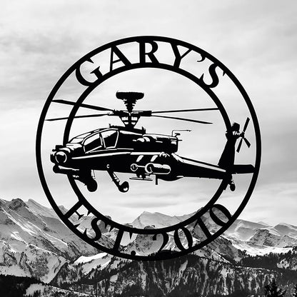 Personalized Metal Airplane Wall Art, Airplane Name Sign, Customized Pilot Name Sign, Airplane Hangar Sign Decor, Aviation Home Office Decor, Large Outdoor Decor, Pilot Gifts, Aircraft Lovers Gift