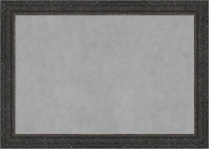 Amanti Art Black Framed Magnetic Board 29x41 Large Vision Board for use with Magnets, 100% Metal Sheet to Display Items as Office Decor or for Home Organization in mudroom, Kitchen or Kids Room