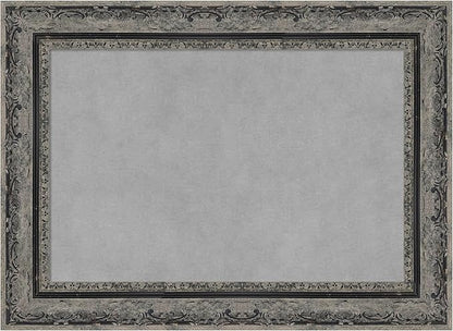Amanti Art Black Framed Magnetic Board 16x22 Small Vision Board for use with Magnets, 100% Metal Sheet to Display Items as Office Decor or for Home Organization in mudroom, Kitchen or Kids Room