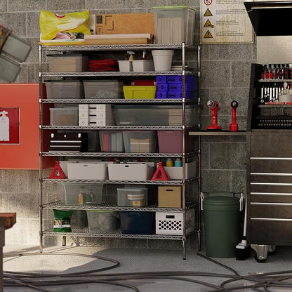 Regal Altair 24" Deep x 54" Wide x 74" Height Wire Shelving Kit | 8-Tier | NSF Commercial Storage Rack Unit